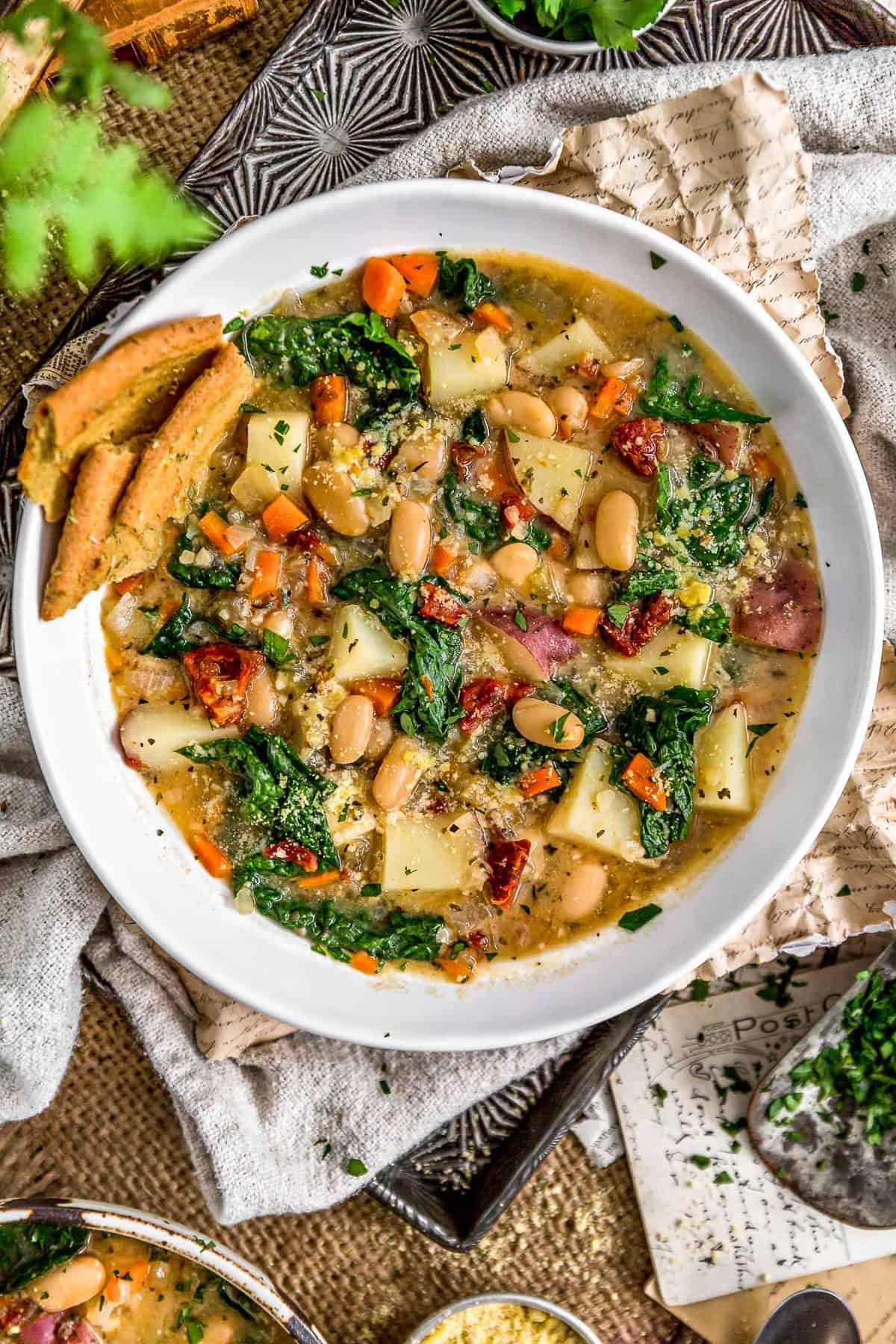 Tuscan Kale Potato Bean Soup