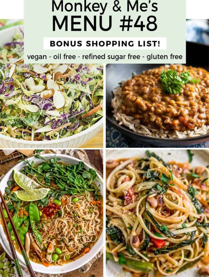 Monkey and Me's Menu 48 featuring 4 recipes