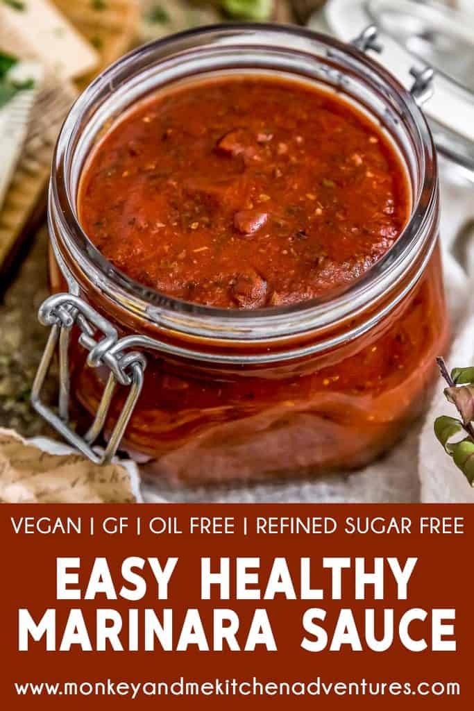 Easy Healthy Marinara Sauce Monkey and Me Kitchen Adventures