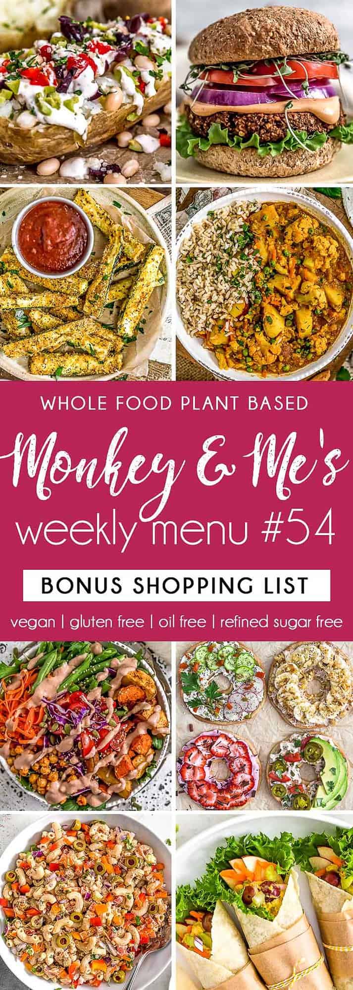 Monkey and Me's Menu 54 featuring 8 recipes