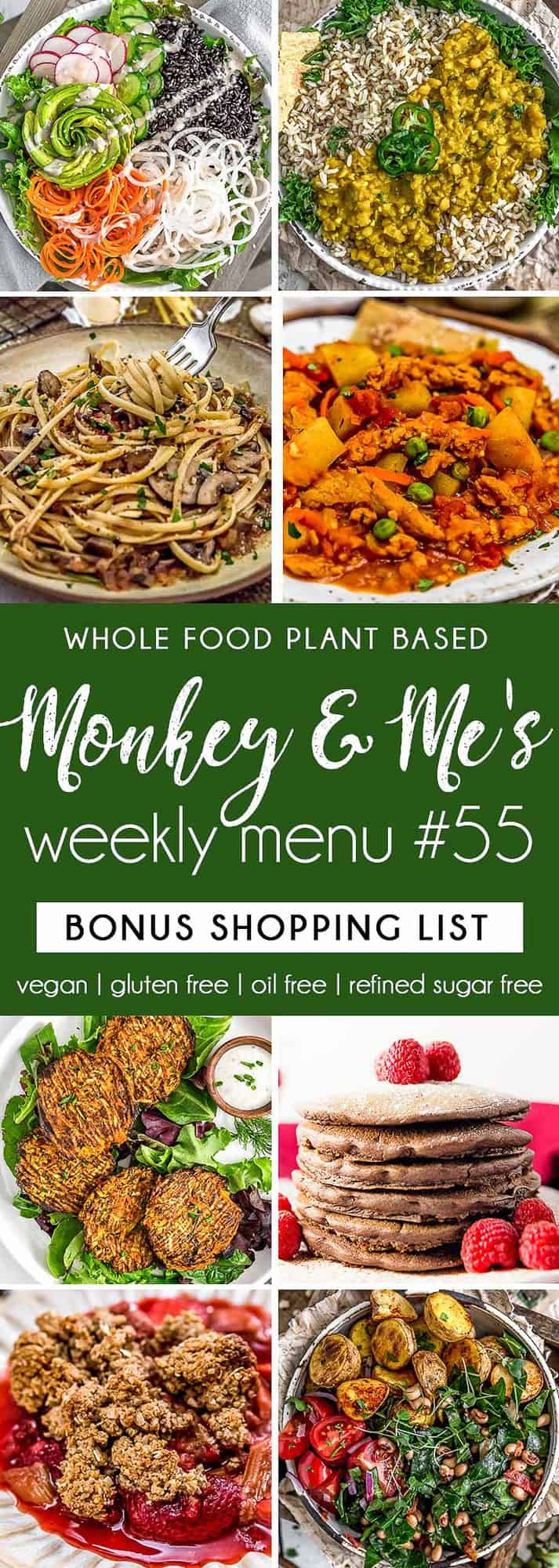 Monkey and Me's Menu 55 featuring 8 recipes