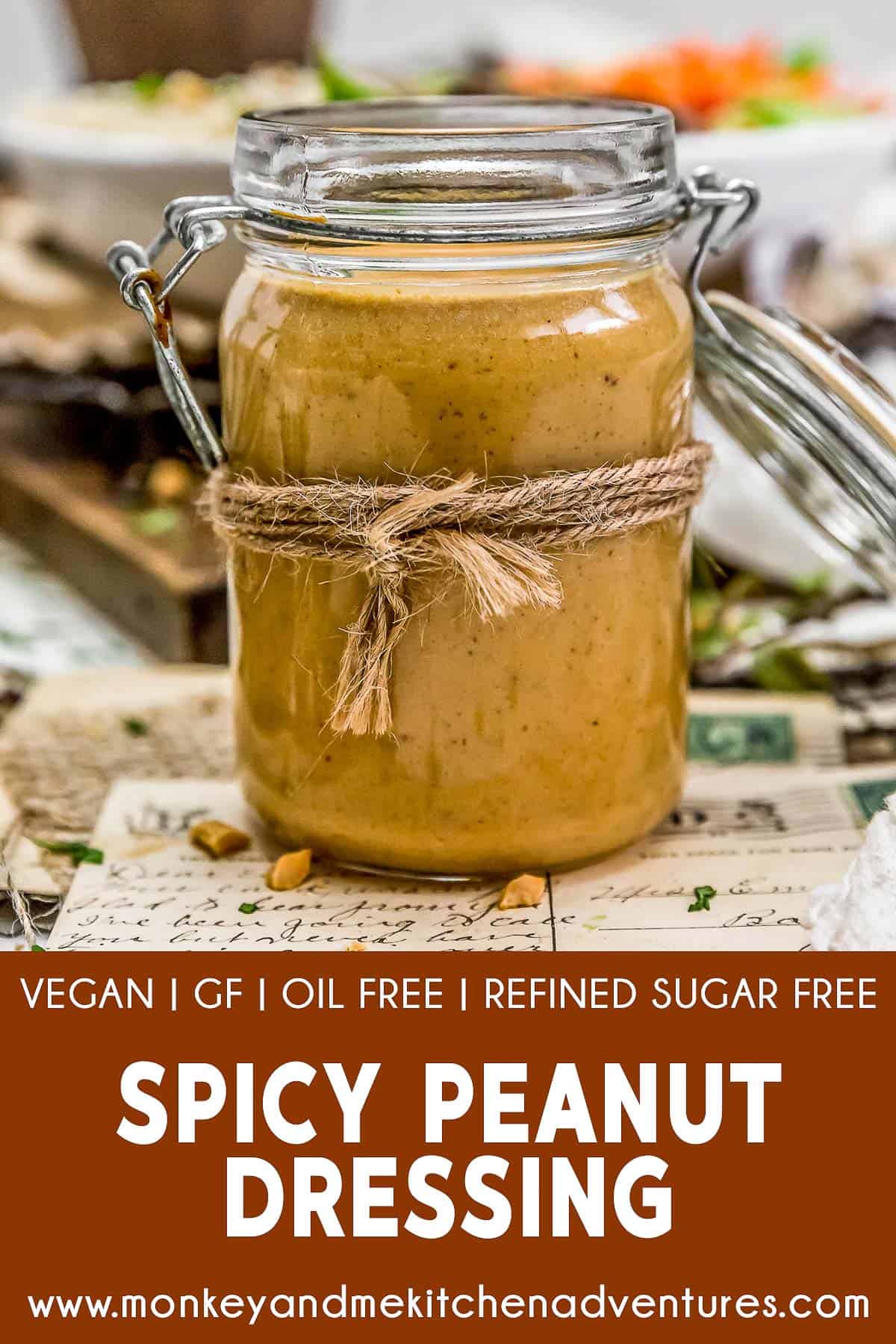 Spicy Peanut Dressing with text description