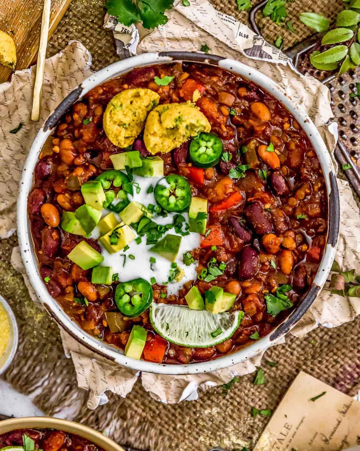 Vegan Three Bean Chili