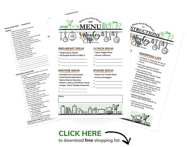 Monkey and Me's Menu 57 PDF Display PDF Display