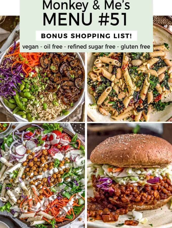 Monkey and Me's Menu 51 featuring 4 recipes