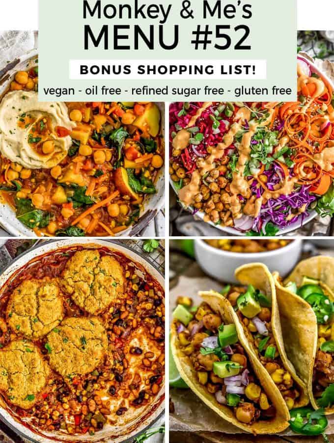 Monkey and Me's Menu 52 featuring 4 recipes