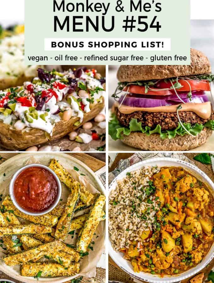 Monkey and Me's Menu 54 featuring 4 recipes