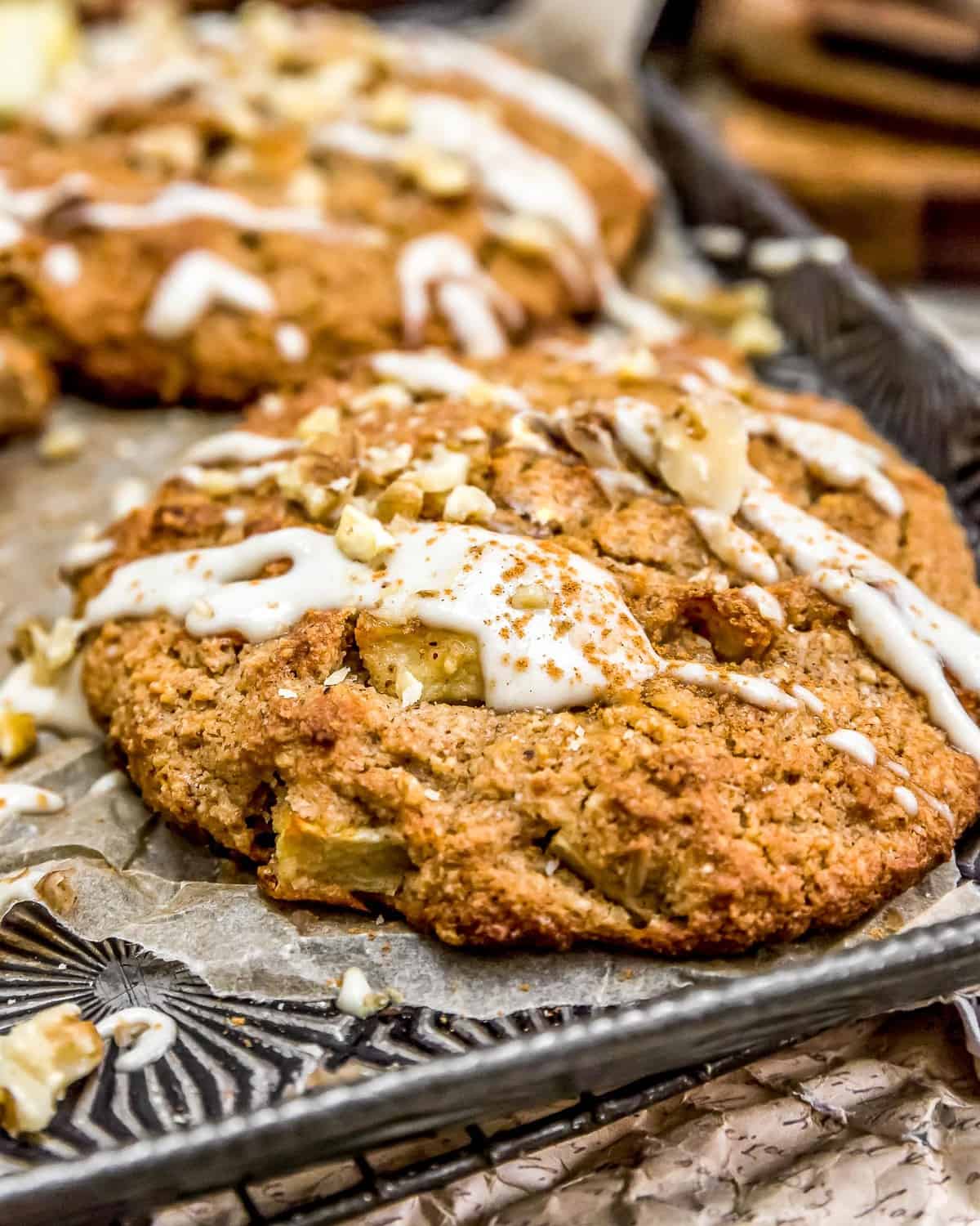 Apple Walnut Cookie Scones