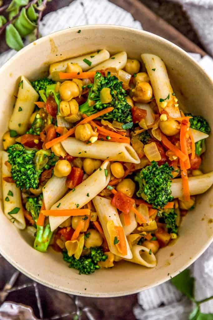 Curry Broccoli and Pasta - Monkey and Me Kitchen Adventures