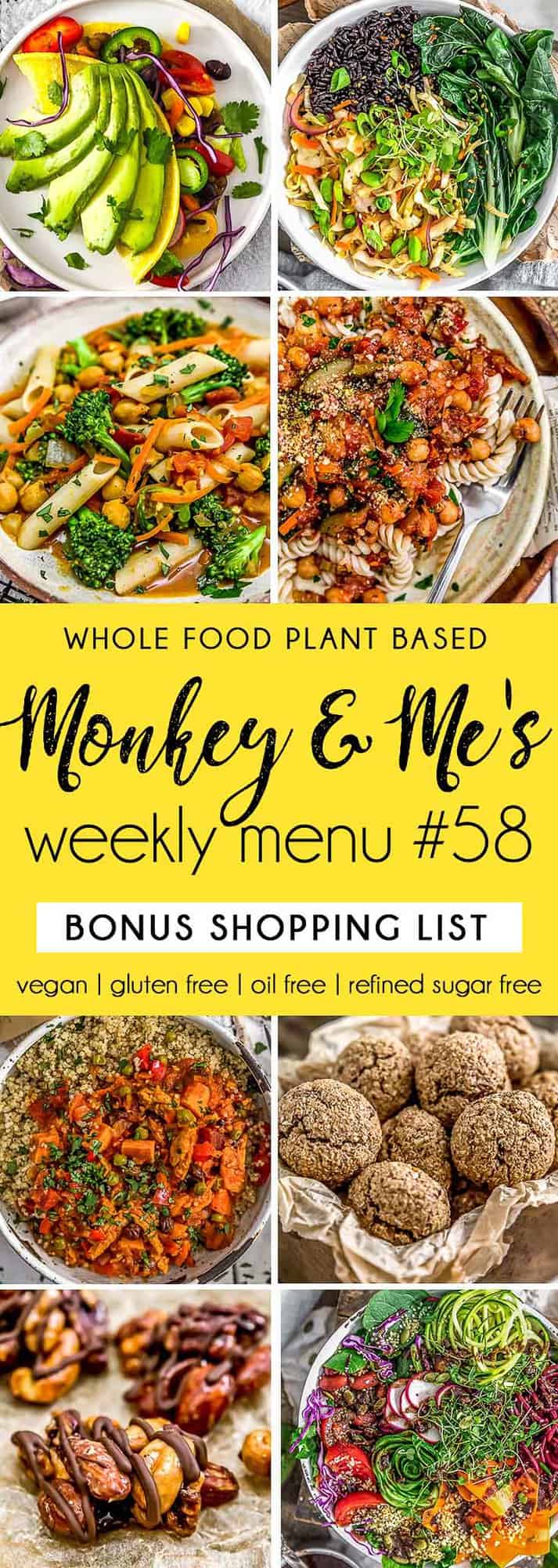 Monkey and Me's Menu 58 featuring 8 recipes