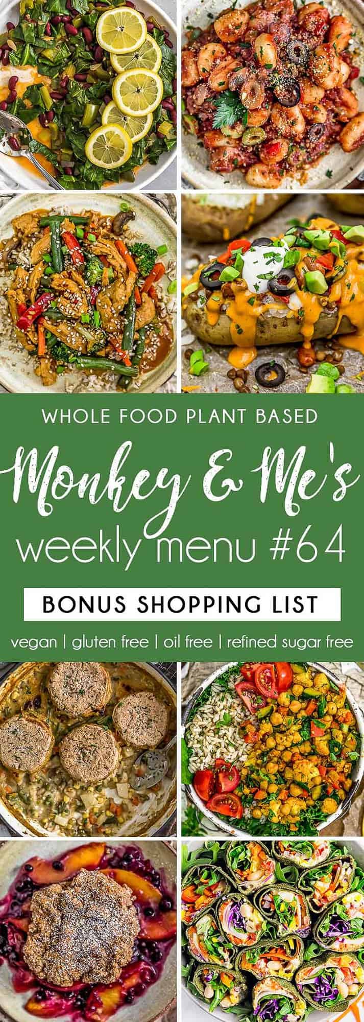 Monkey and Me's Menu 64 featuring 8 recipes