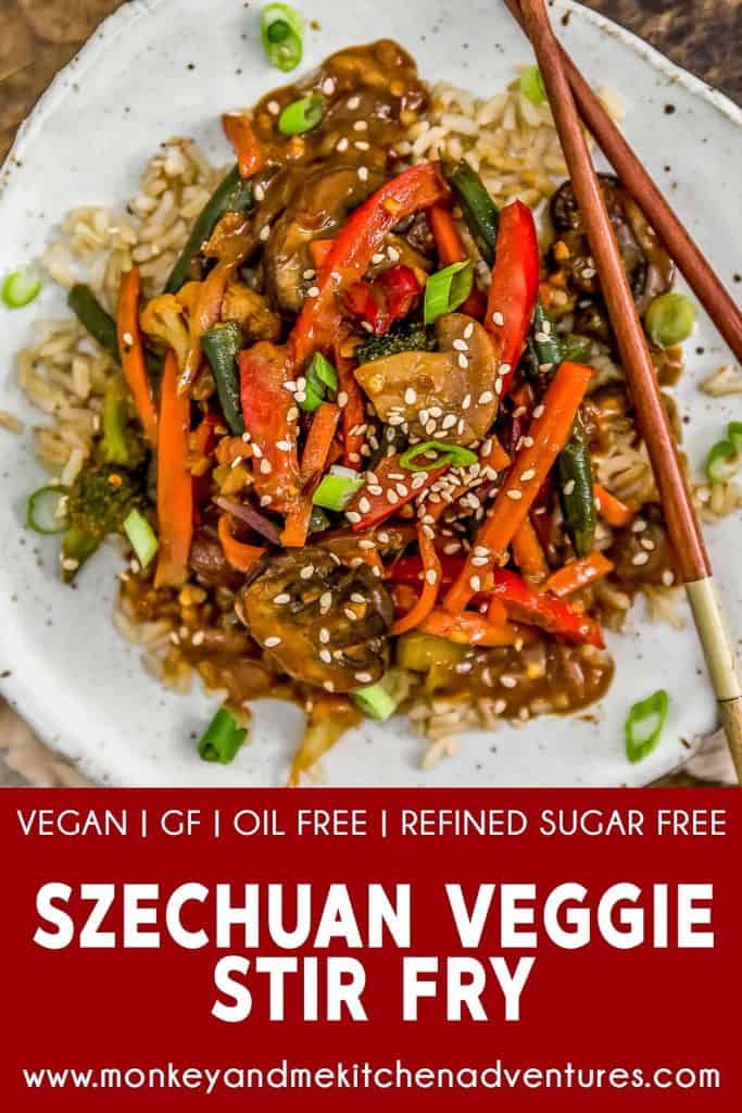 Szechuan Veggie Stir Fry - Monkey and Me Kitchen Adventures
