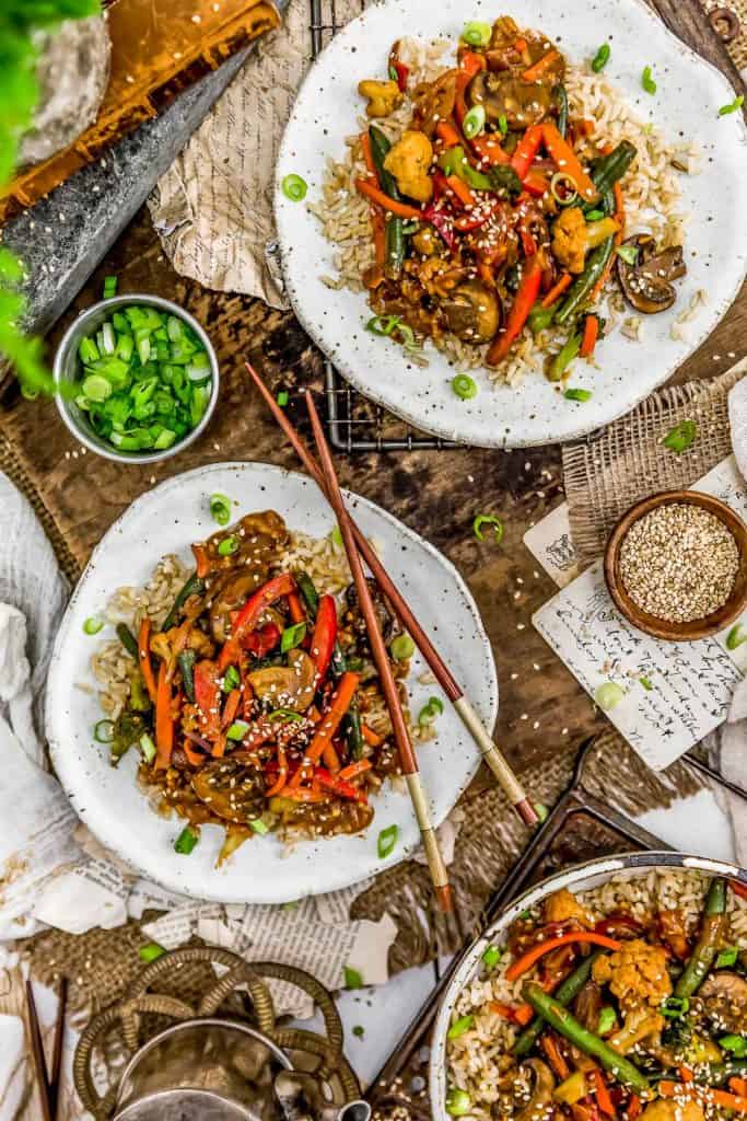 Szechuan Veggie Stir Fry Monkey and Me Kitchen Adventures