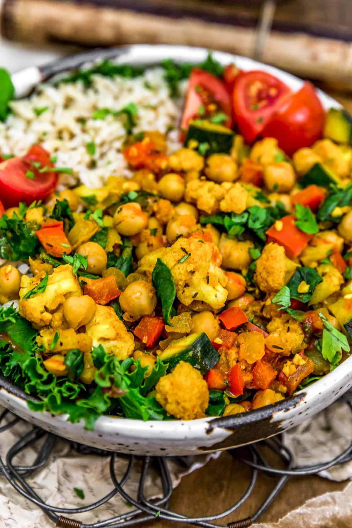 Bowl of Veggie Breakfast Scramble