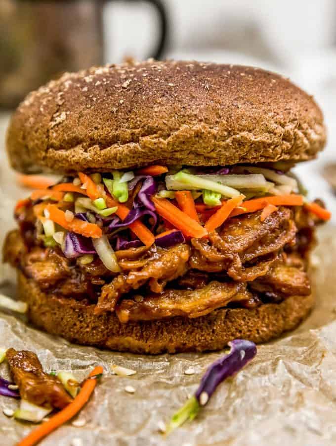 Chinese Five Spice Barbecue Sauce Soy Curl Sandwich