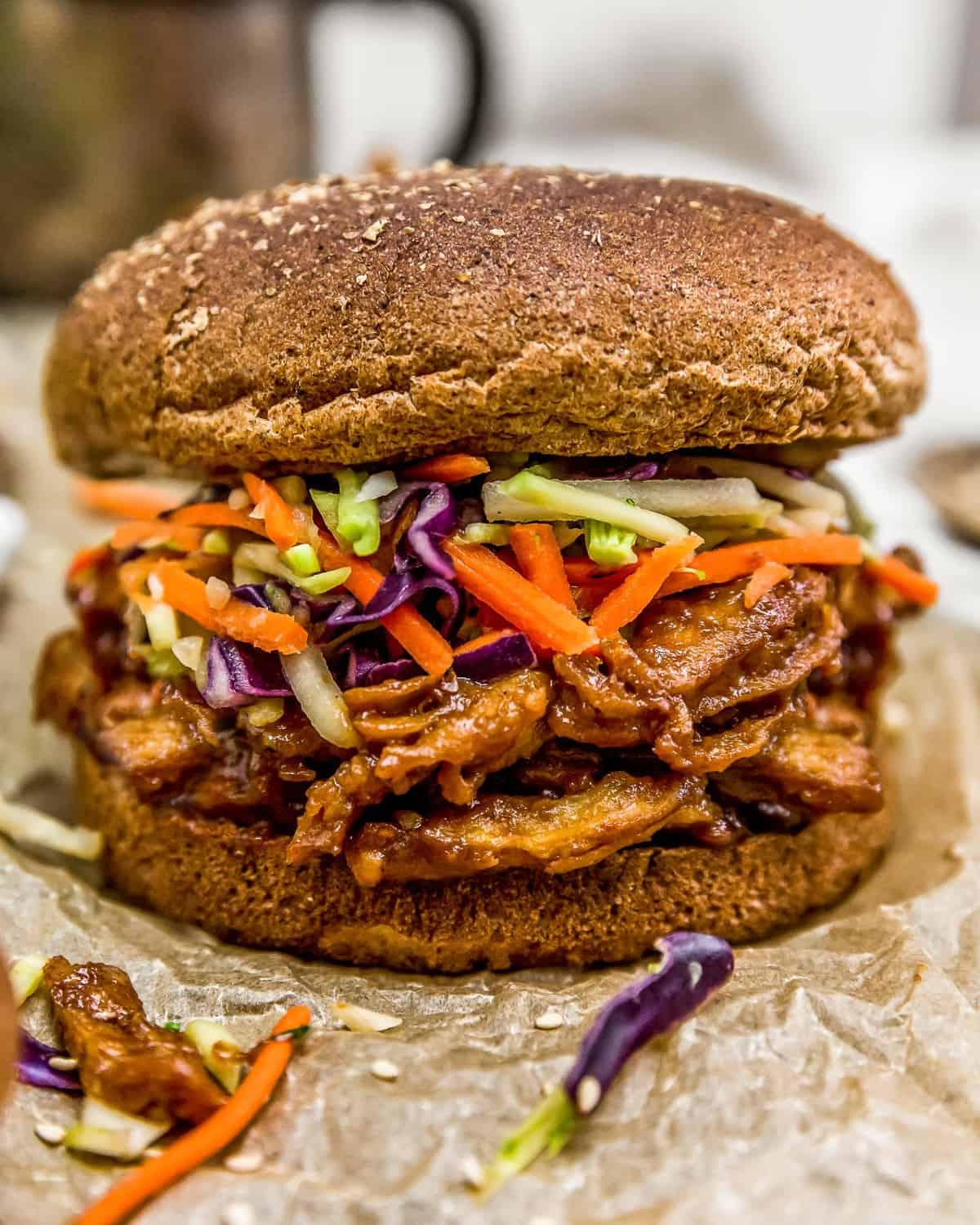 Chinese Five Spice Barbecue Sauce Soy Curl Sandwich