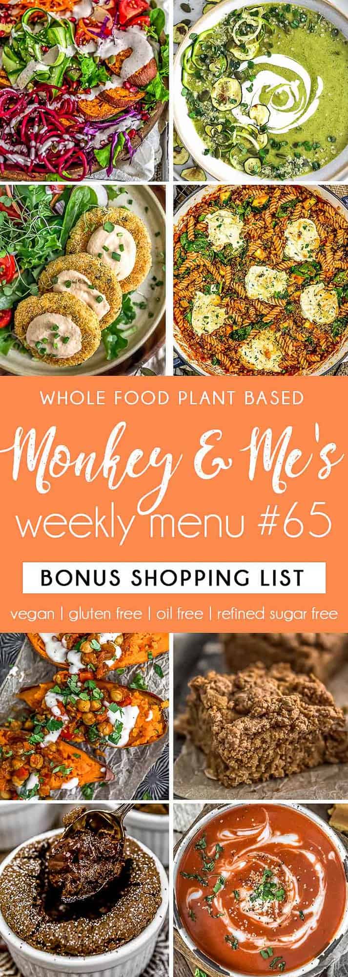 Monkey and Me's Menu 65 featuring 8 recipes