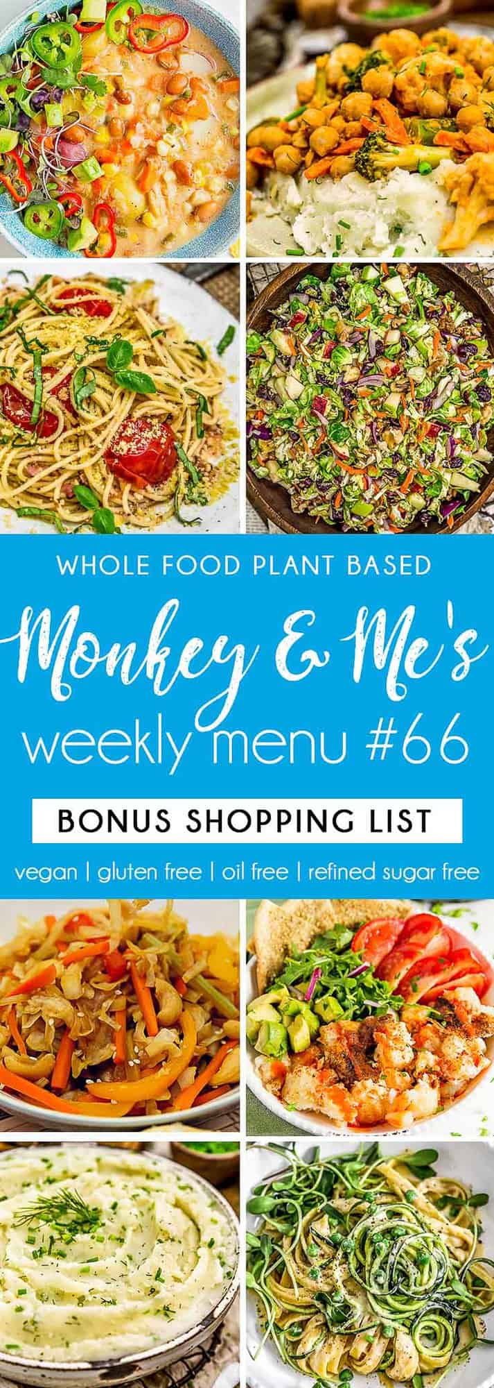 Monkey and Me's Menu 66 featuring 8 recipes