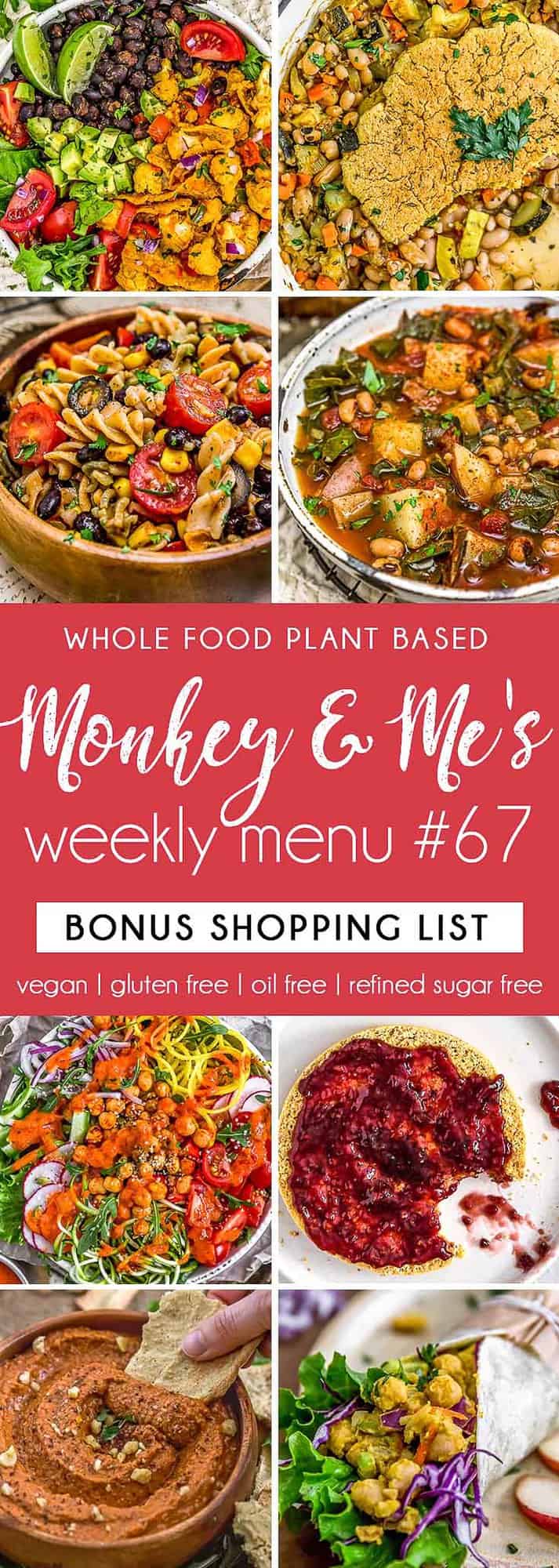 Monkey and Me's Menu 67 featuring 8 recipes