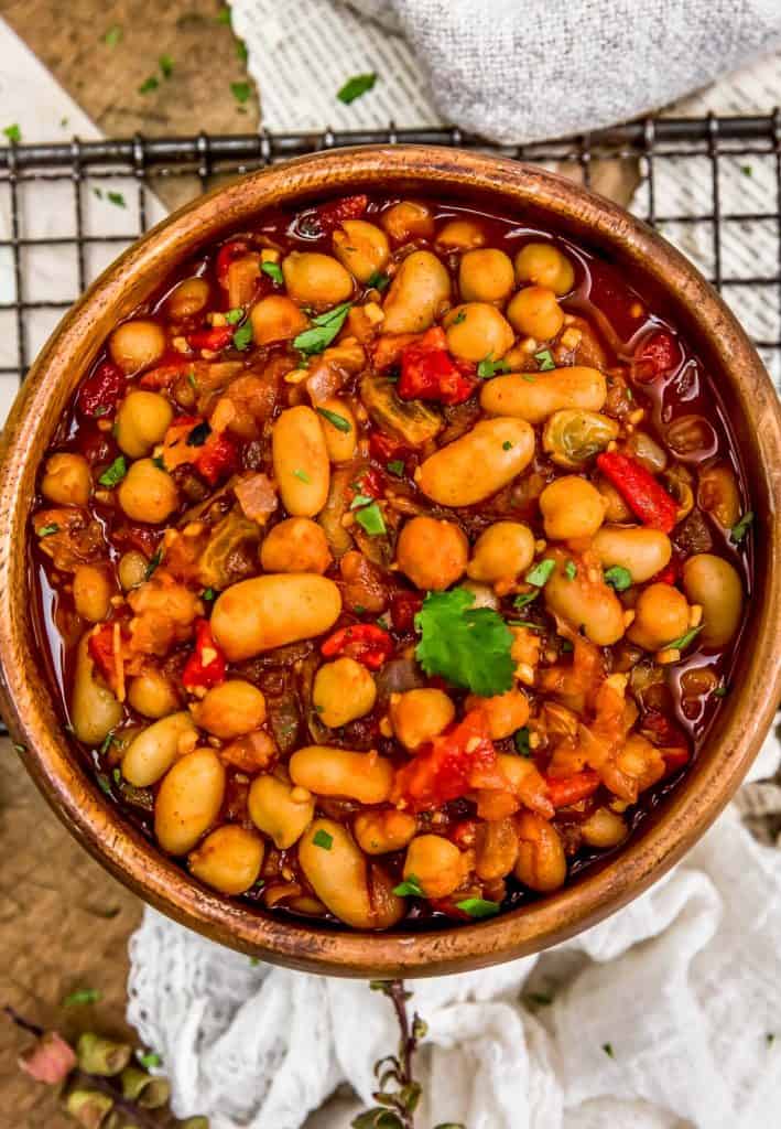 Moroccan Skillet Beans - Monkey and Me Kitchen Adventures