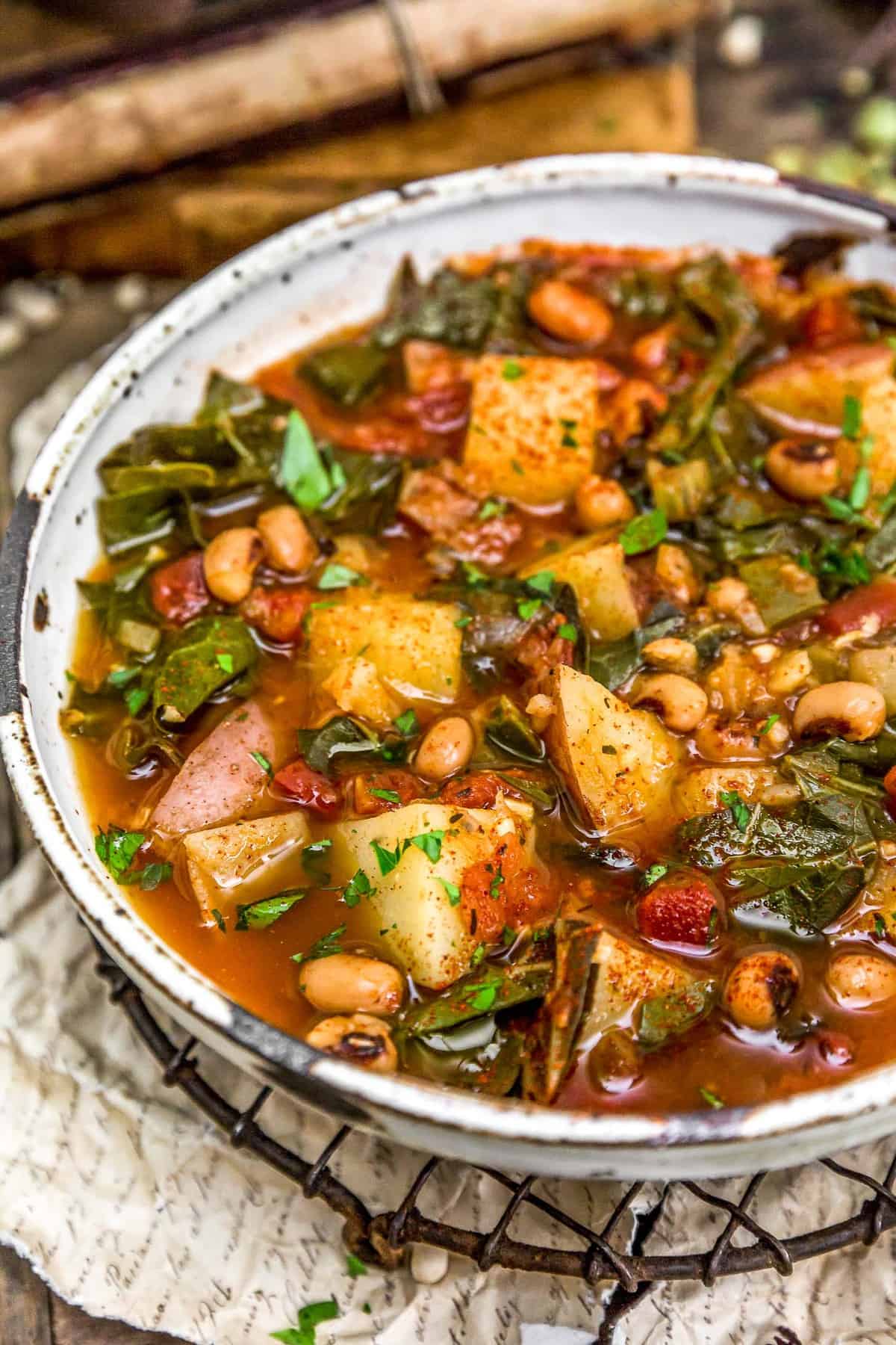 Southern Collard Green Potato Stew