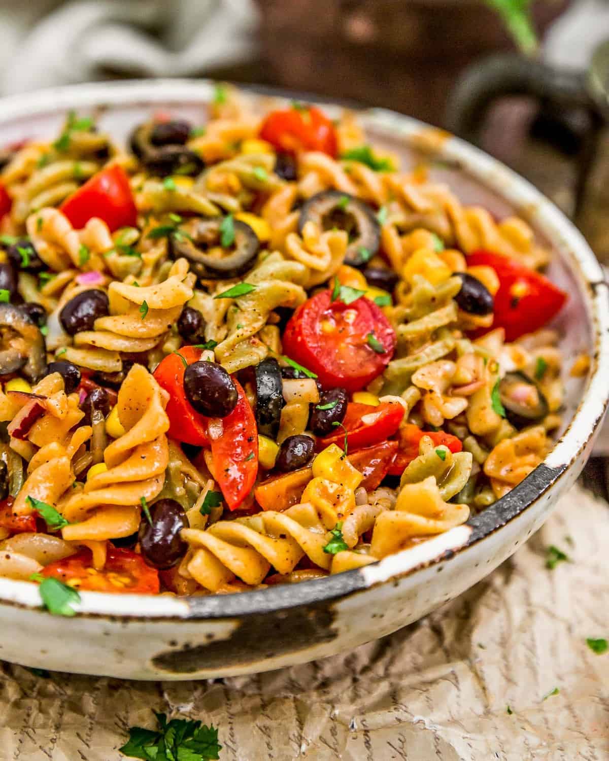 Tex-Mex Pasta Salad - Monkey and Me Kitchen Adventures