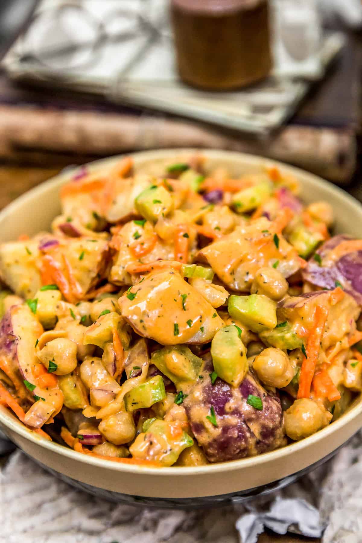 Vegan Buffalo Potato Salad