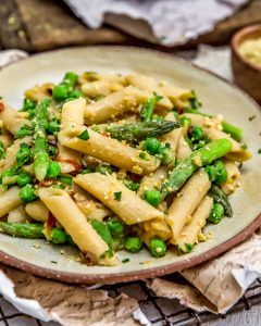 Vegan Carbonara Pasta - Monkey and Me Kitchen Adventures