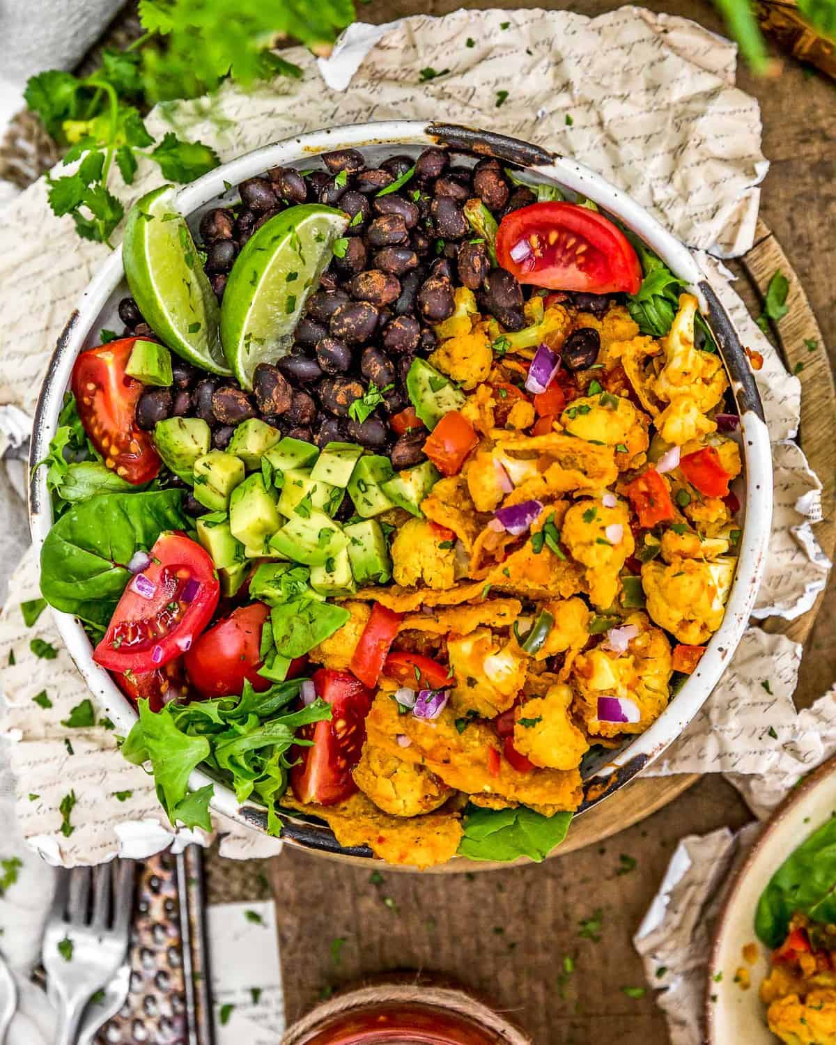 Bowl of Vegan Cauliflower Migas