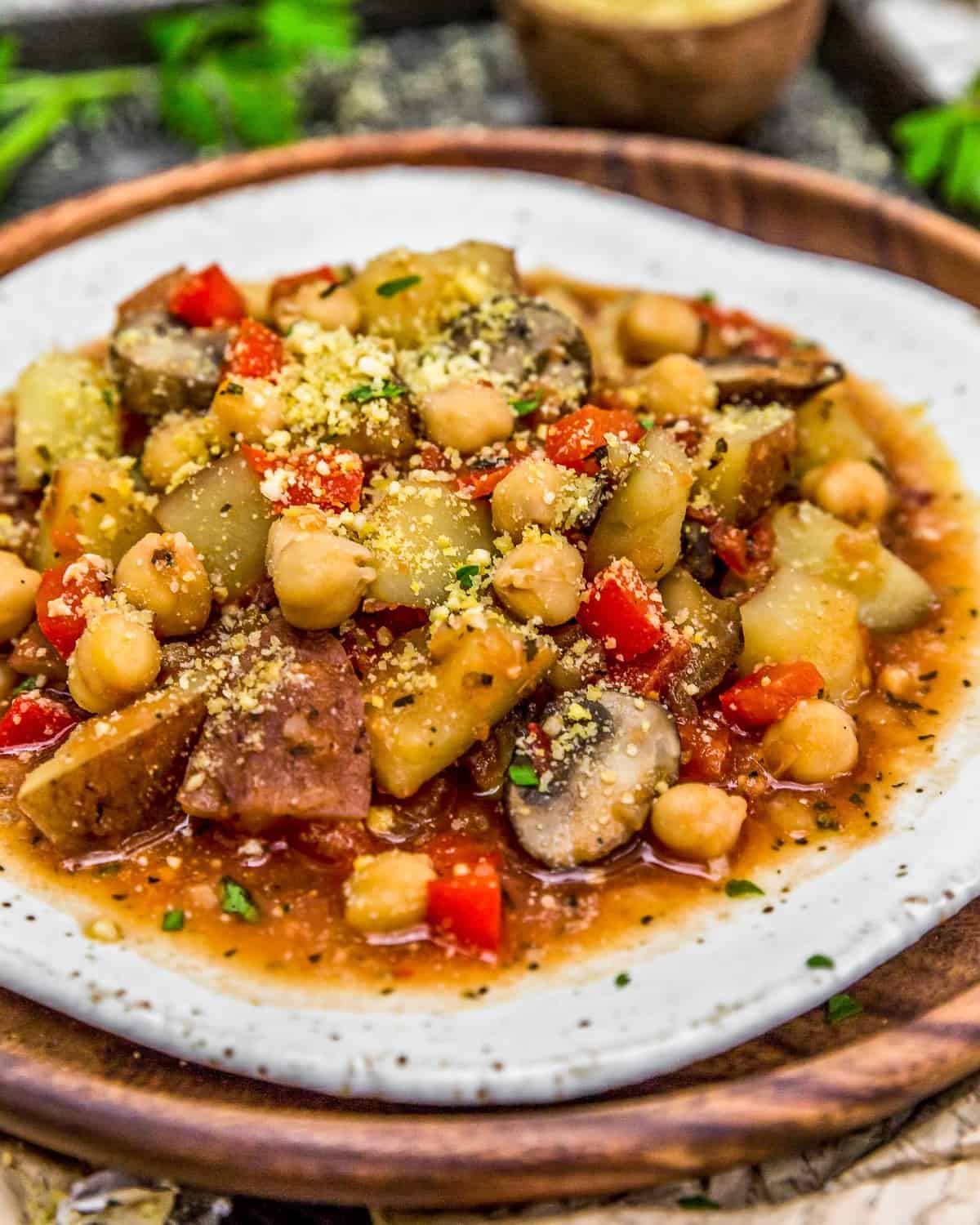 Chickpea Potato Cacciatore