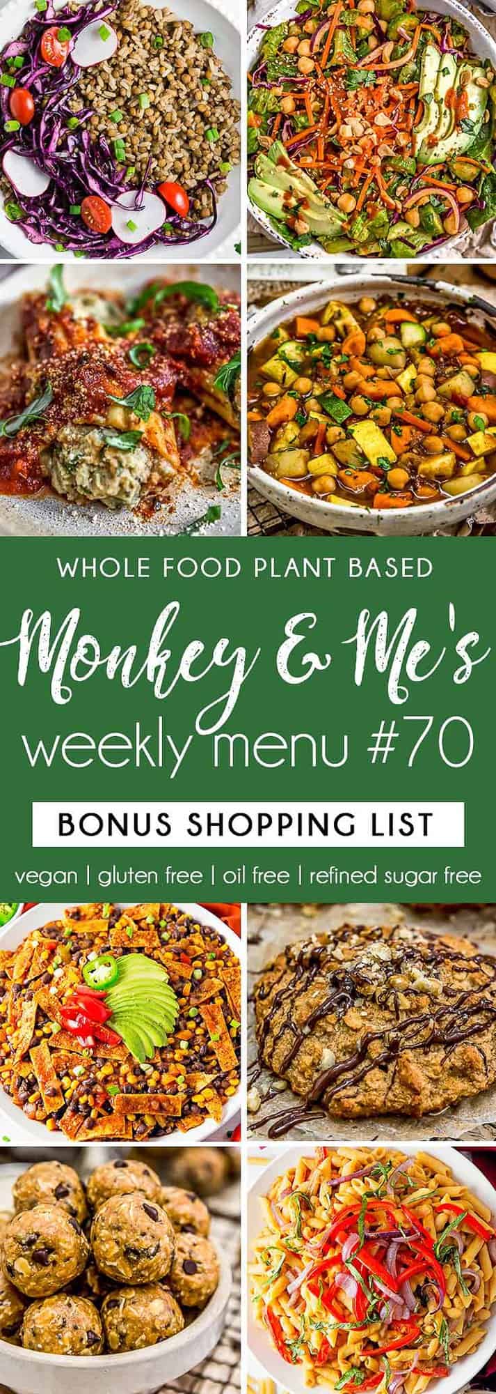 Monkey and Me's Menu 70 featuring 8 recipes