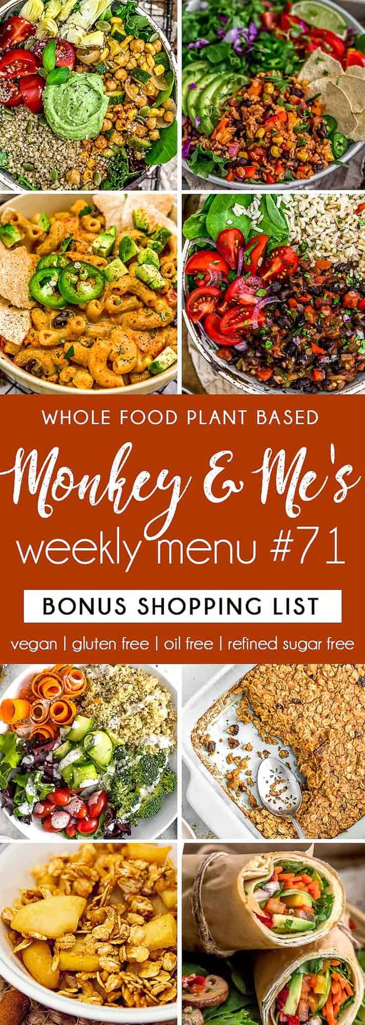 Monkey and Me's Menu 71 featuring 8 recipes