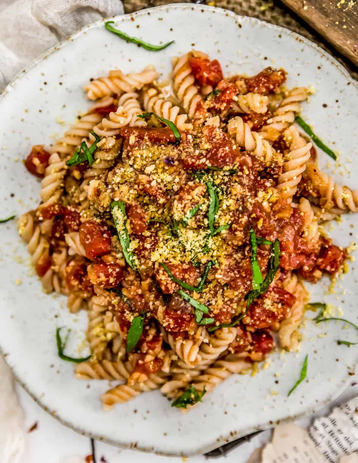 Spicy Arrabbiata Sauce with pasta