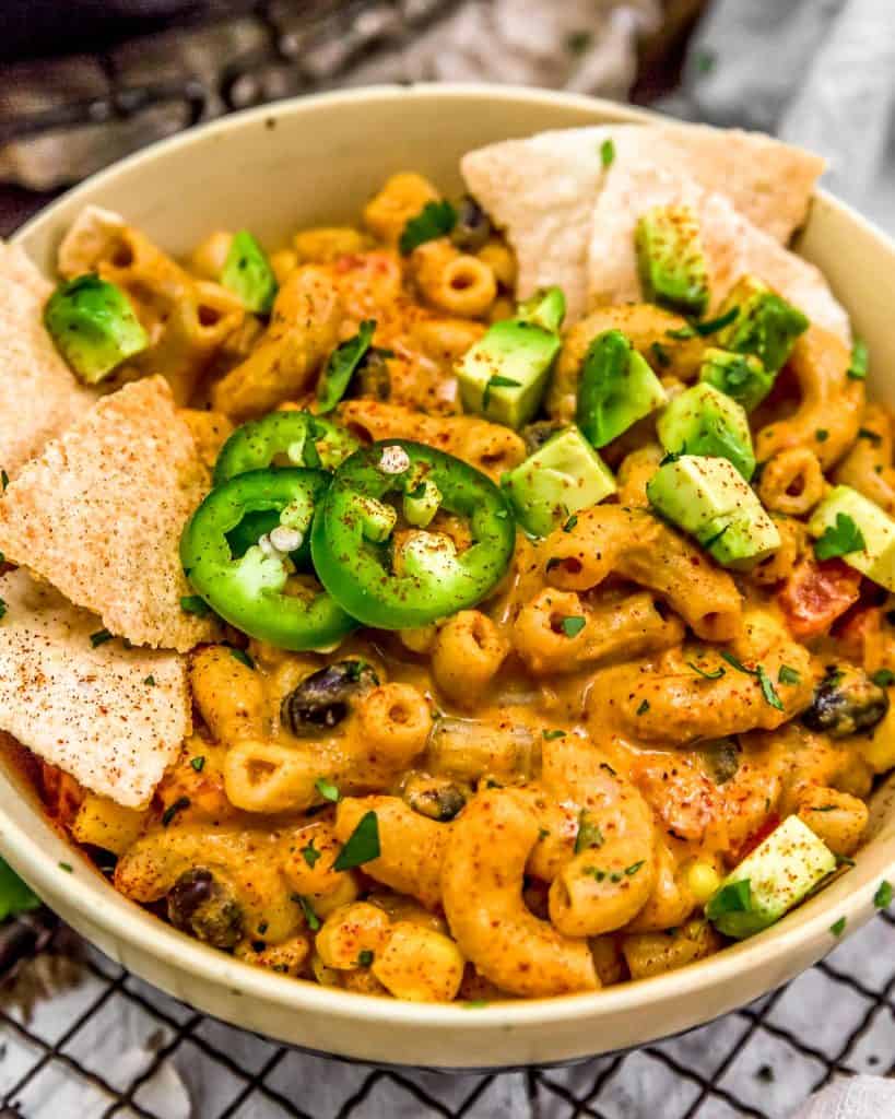 Vegan Smoky Southwestern Mac - Monkey and Me Kitchen Adventures