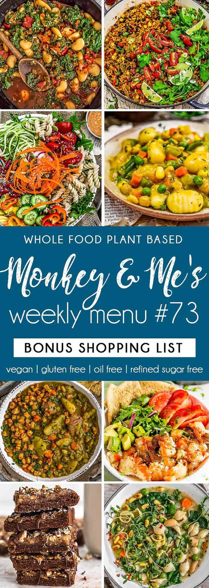 Monkey and Me's Menu 73 featuring 8 recipes