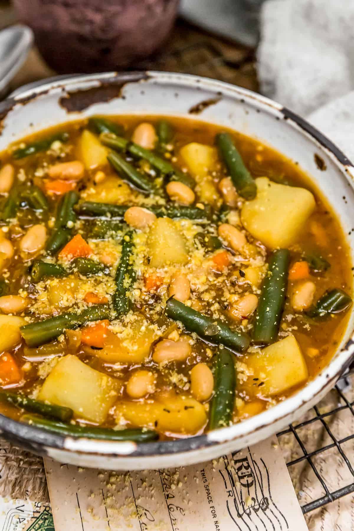 Vegan “Ham” Green Bean Potato Soup