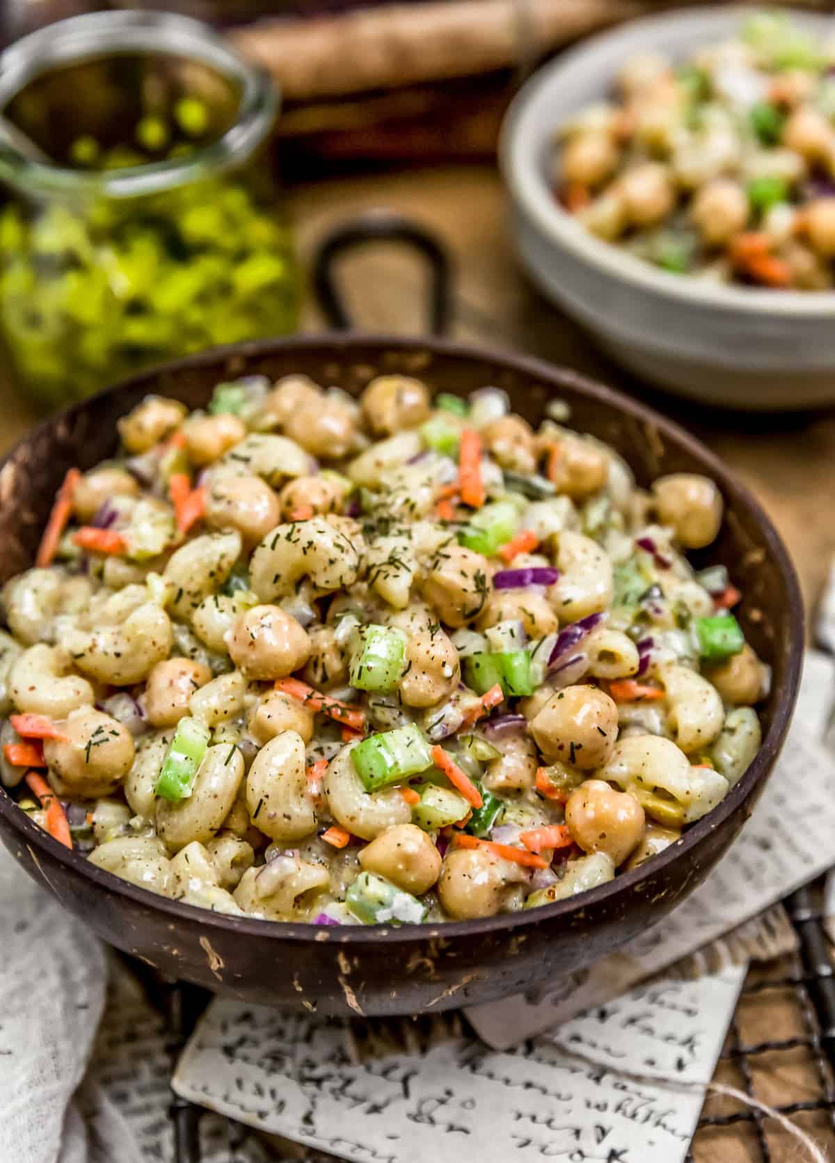 Vegan Pickle Macaroni Salad