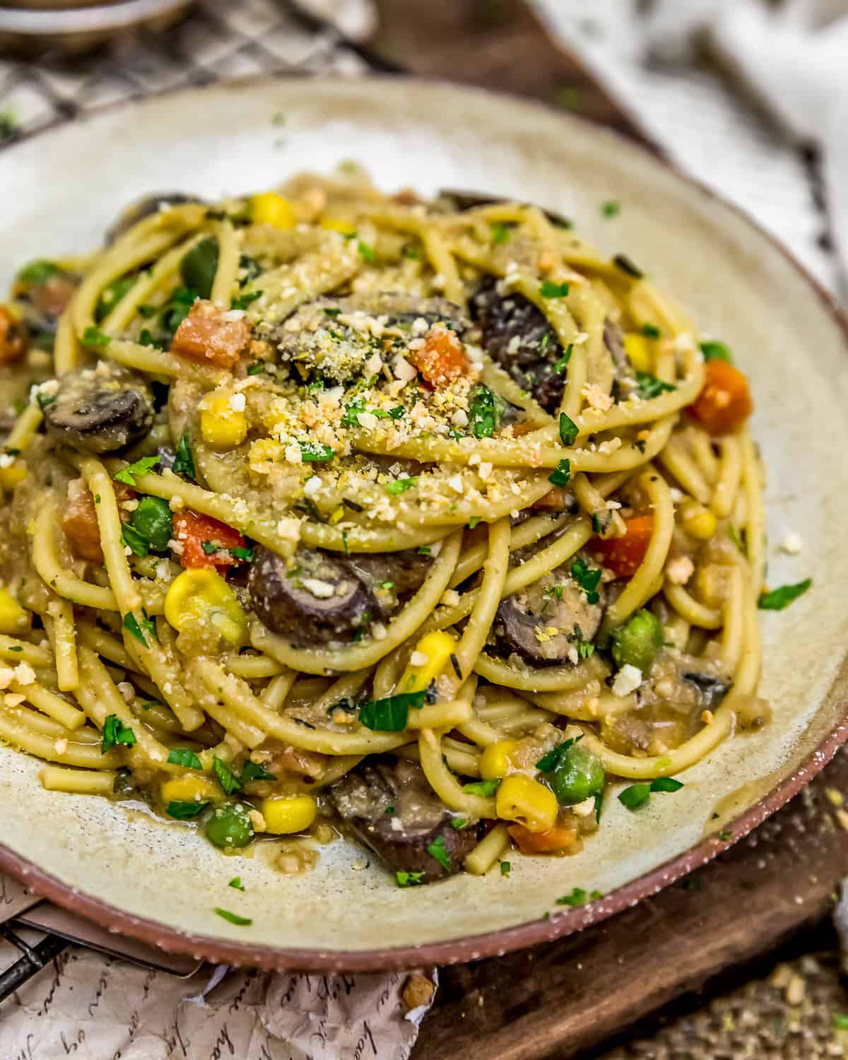 Vegan Veggie Tetrazzini