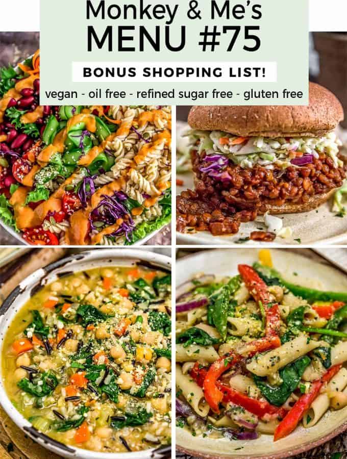 Monkey and Me's Menu 75 featuring 4 recipes