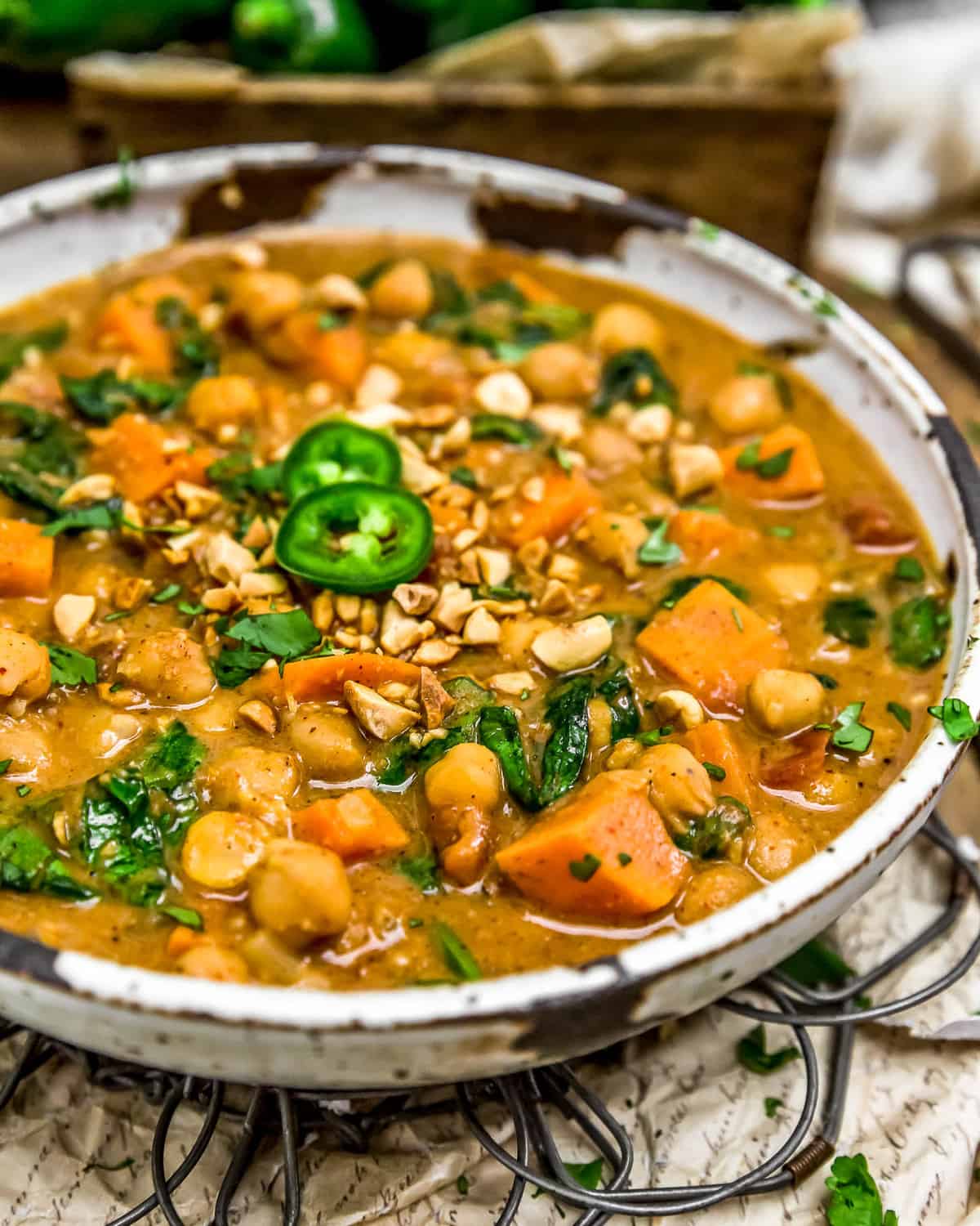 Close up of African Peanut Stew