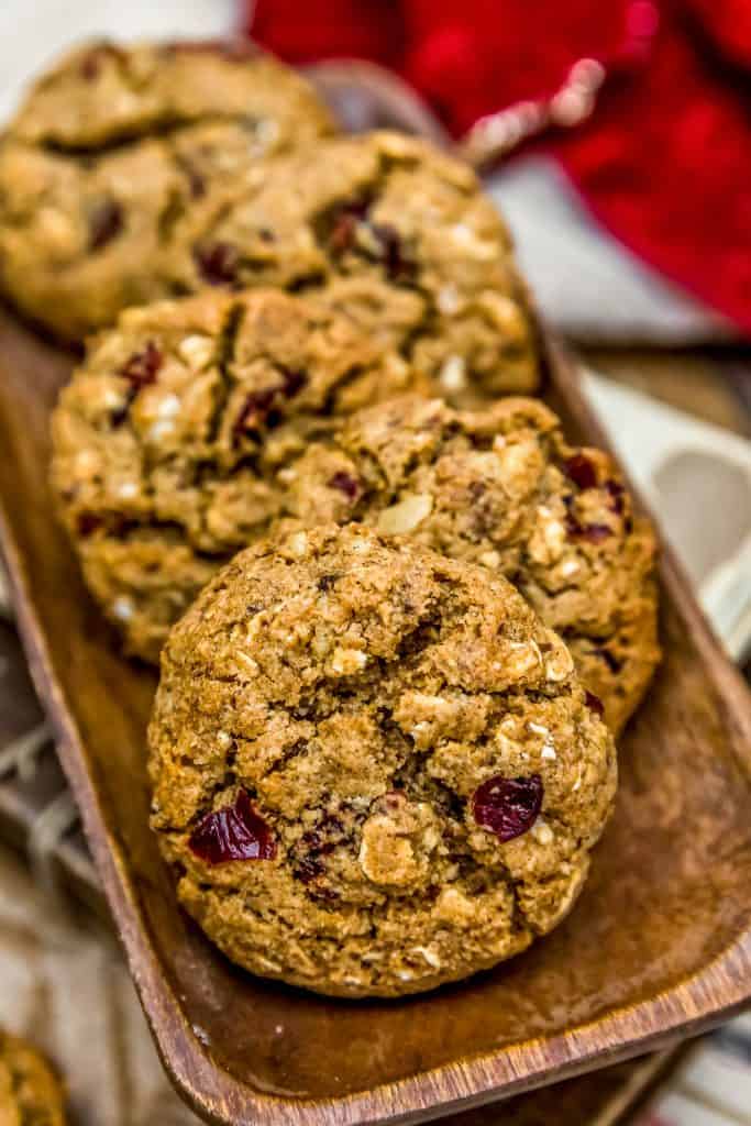 Healthy Vegan Cranberry Walnut Cookies Monkey and Me Kitchen Adventures