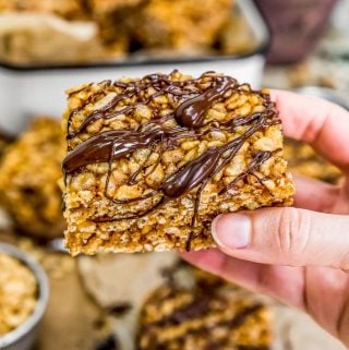 Vegan Rice Krispie Treats - Monkey and Me Kitchen Adventures