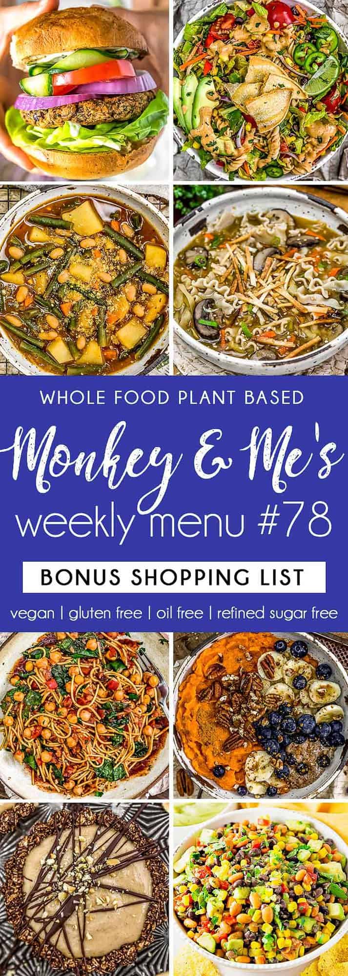 Monkey and Me's Menu 78 featuring 8 recipes