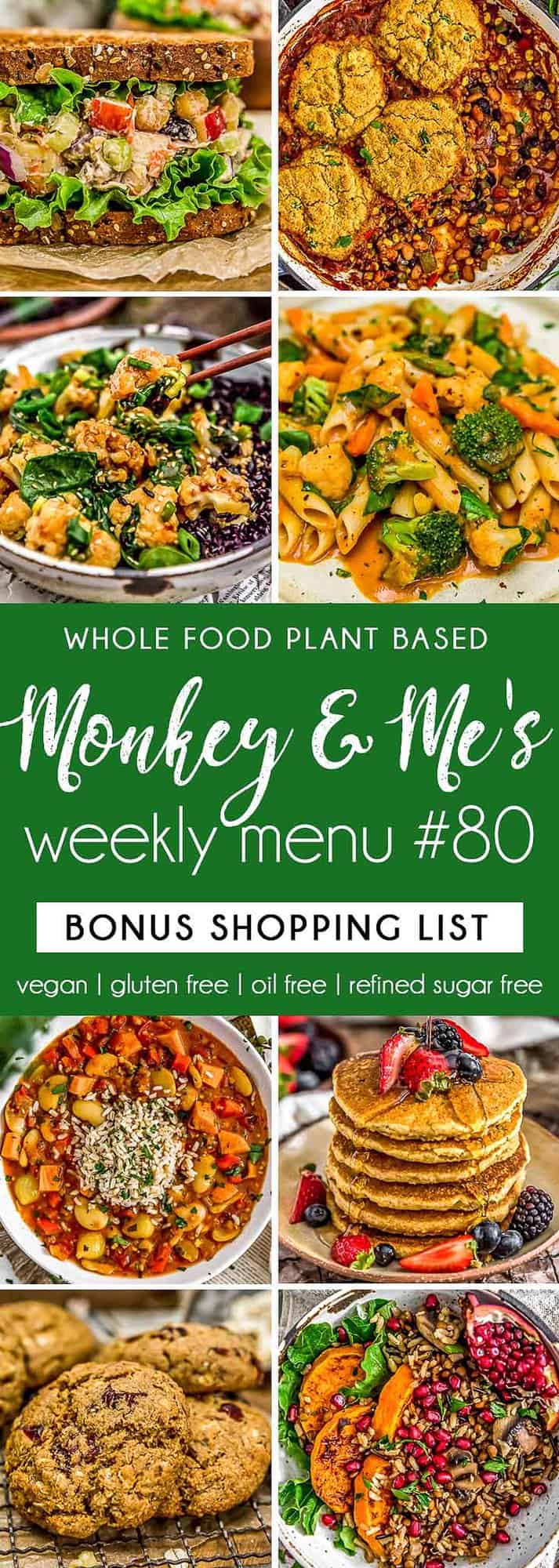 Monkey and Me's Menu 80 featuring 8 recipes