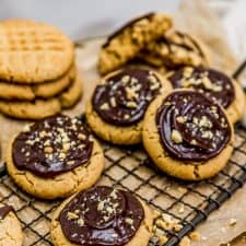 Peanut Butter Shortbread Cookies-image