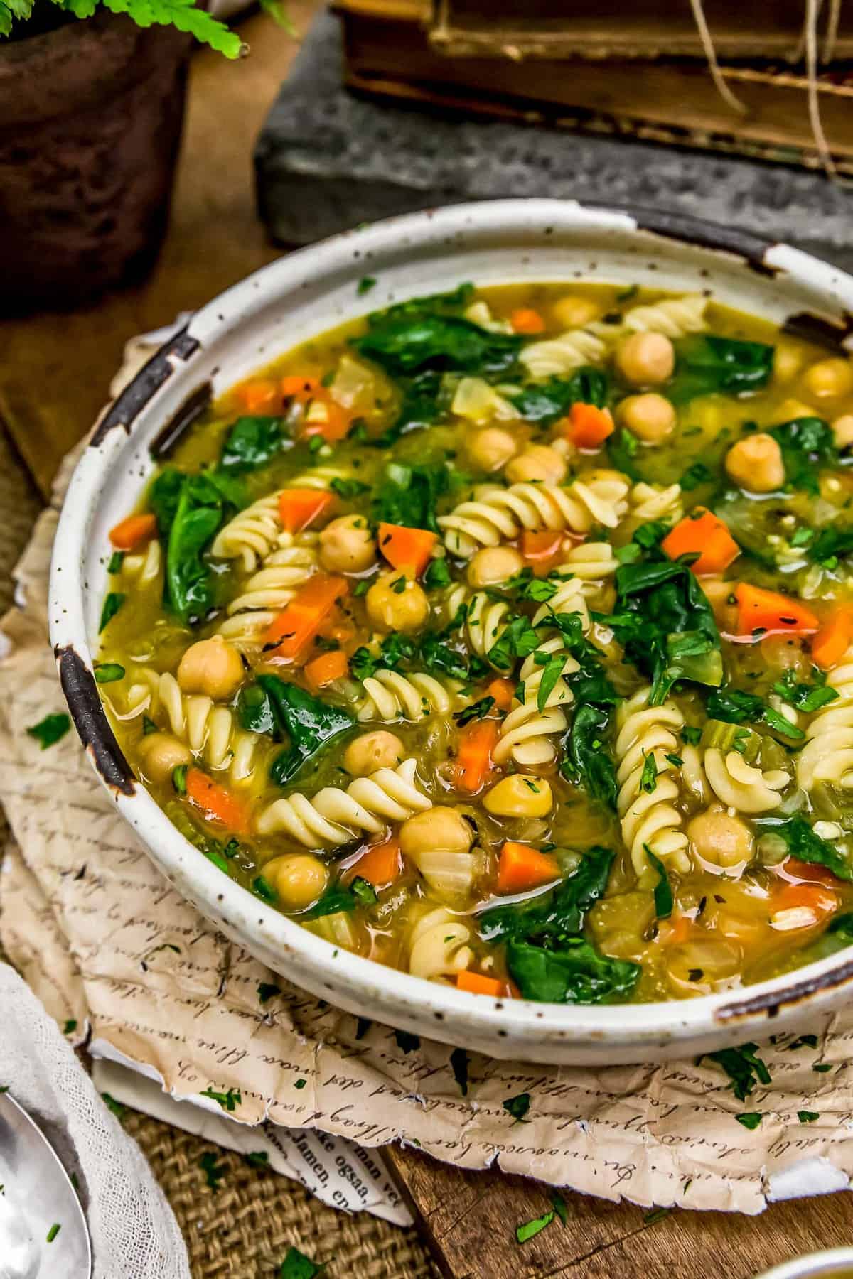 Classic Vegan Chicken Noodle Soup - The Cheeky Chickpea