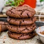 Close up of Mexican Hot Chocolate Cookies