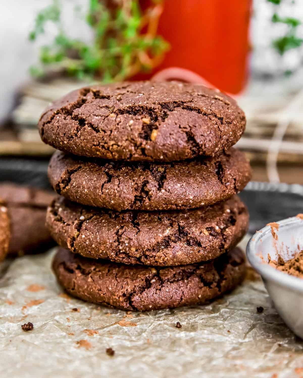 Close up of Mexican Hot Chocolate Cookies
