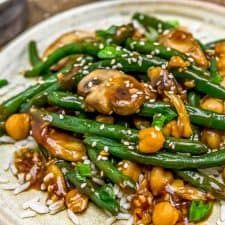 Asian Green Beans and Mushrooms-image