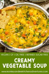 Creamy Vegetable Soup - Monkey and Me Kitchen Adventures